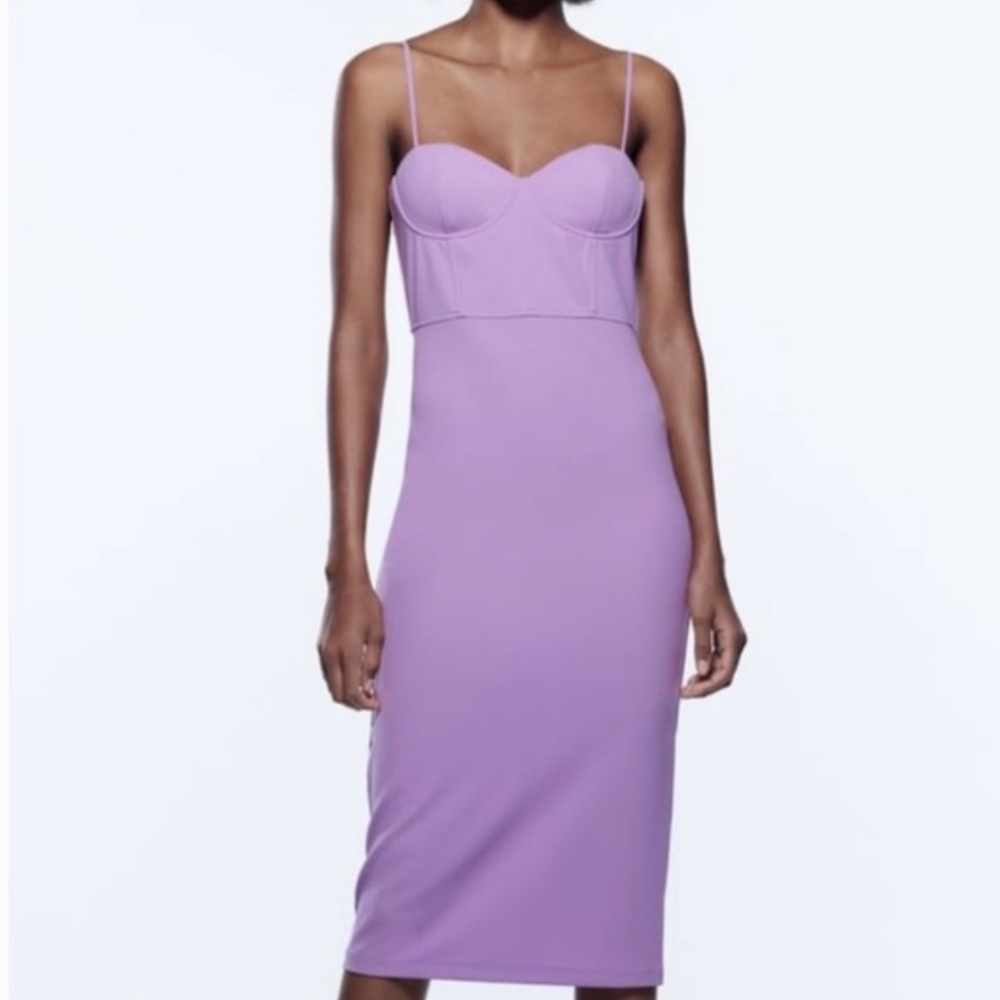 ZARA Corset Dress NWT Birthday Wedding Date Anniversary Prom Spring Elegant